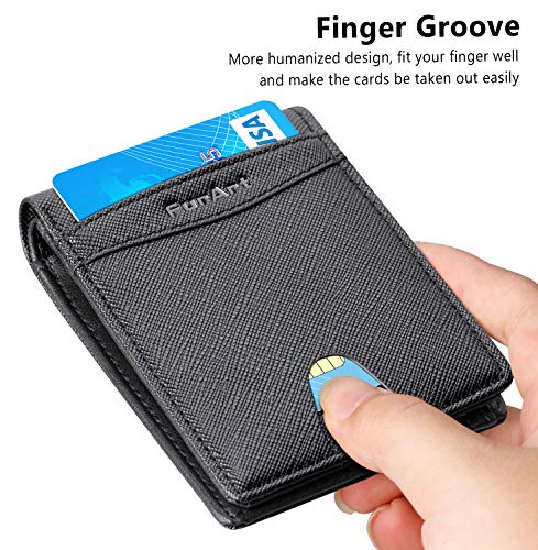 Slim Wallet, FurArt RFID Blocking Leather Bifold Wallet for Men & Women - //coolthings.us