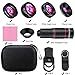 Phone Camera Lens, OVPPH Cell Phone Lens Kits 10 in 1-20X Telephoto Lens + Fisheye Lens + Wide Angle Lens + Macro Lens + Zoom Lens Compatible with iPhone 11 Pro Max X XS Max XR/8/7/6/6s Samsung