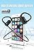 SoundPEATS Bluetooth Headphones Sport Wireless Earbuds Stereo Earphones with Mic (Bluetooth 4.1, aptx, Secure Ear Hooks Design, 6 Hours Play Time, Upgraded Version) - Q9A +