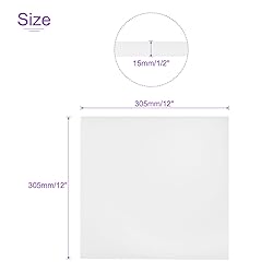DMiotech 12 x 12 x 1/2 Inch Plastic UHMW