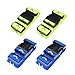 Swify Luggage Strap Suitcase Belt Elastic Travel Luggage Straps TSA Approved Accessories with Name Tags(4 Pack)