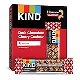 KIND Bars, Dark Chocolate Cherry Cashew + Antioxidants, Gluten Free, 1.4 Ounce Bars, 12 Count