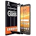MP-MALL 2-PACK Motorola Moto E5 Plus Full Cover Case Friendly Tempered Glass Screen Protector