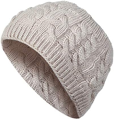 Cinhent Hat Men Women's Autumn Hedging Braids Cap Street Leisure Knit Empty Top