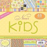 Die Cuts with a View PS005020 48-Sheet Stack of 12-by-12 inches Cardstock, Nana's Kids