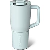 BrüMate Müv - 25oz 100% Leak Proof Insulated Coffee Mug with Handle & Lid - Stainless Steel Coffee Travel Mug - Double Walled Coffee Cup (Blue Agave)