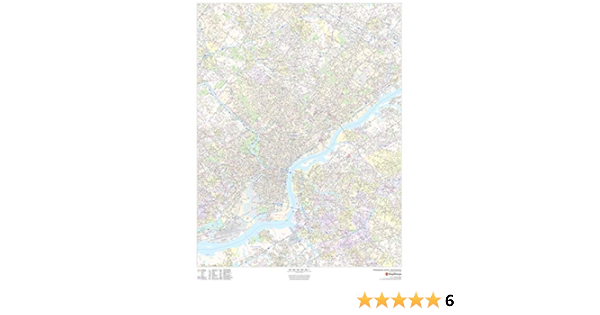 The Bottom Philadelphia Map Amazon.com: Philadelphia County, Pennsylvania - 36" X 48" Paper Wall Map :  Home & Kitchen