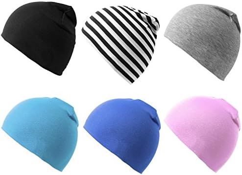 6 Packs of Infant Toddler Baby Unisex Cotton Soft Cute Lovely Newborn Kids Hat Beanies Caps