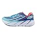 Hoka One One Womens Clifton 3 Blue Jewel/Neon Coral Running Shoe - 7
