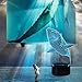 YiaMia 3D Shark LED Night Light Multi 7 Color Changing Touch Switch Optical Table Lamp USB Powered for Home Room Bar Party Festival Decor Kids Room Decoration