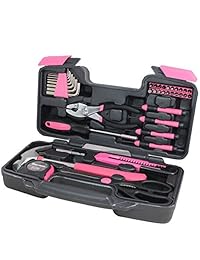 Juego de herramienta generales Cartman, 39 piezas, colores para elegir., Rosado