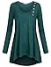 SeSe Code Women's Casual Basic Kint Shirts Loose Fit Long Sleeve High Low Hem Tunic Tops(FBA)