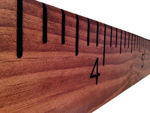 Engraved Wooden Ruler Growth Chart: Nursery Decor, Baby Shower Gift, Quality Family Heirloom