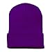 The Hat Depot Made in USA Skull Beanie Hat (Purple)