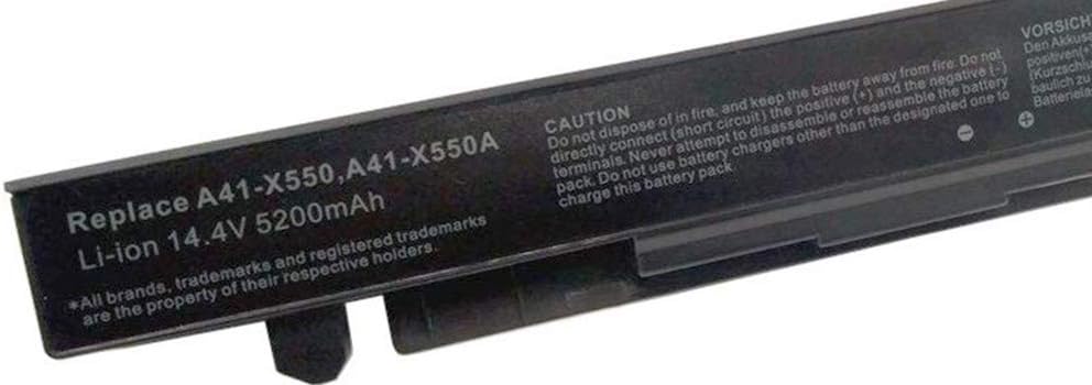 7xinbox 14.8V 5200mAh A41-X550A A41-X550 Laptop Battery compatible with Asus X550 X550C X550CA X550CC X550CL X550E X550L X550LN X550V X550VB X550VC X550VL F550 F450 R510C A550 K550 P550 Notebook - Image 3