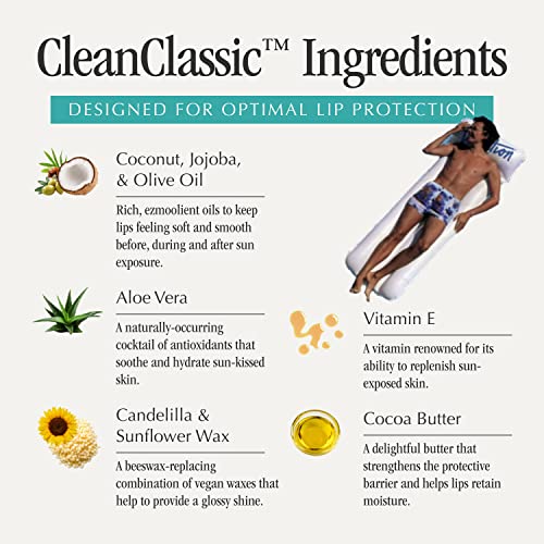 Vacation Strawberry Jello Salad SPF 30 Sunscreen Lip Balm (Pack of 3