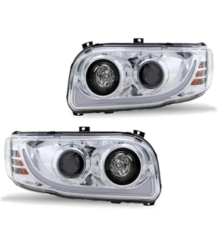 ヘッドライト FOR 2008-2022 PETERBILT 389 388 PROJECTOR HEADLIGHT LED DRL+
