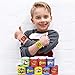 POKONBOY Slap Bracelets for Kids - 36 Pack Slap Bracelets Birthday Party Favors Supplies Carnival Prizes Christmas (Storage Bag Included)