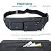 EOTW Fanny Pack for Men Women, Waist Bag with 4 Pockets for Running Hiking Travelling Walking, Lightweight Crossbody Chest Bag Easy Carry Any Phone