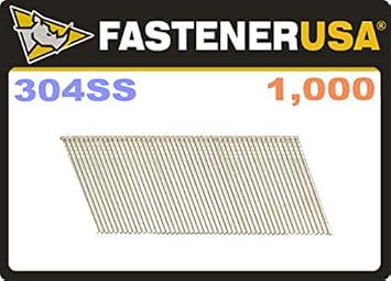 1 1 2 Angle Finish Nails 16 Gauge 304 Stainless Steel 1m Minipak Amazon Com