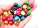 All In One Mixed Color Painted Round Wood Spacer Beads for DIY Project (10mm 60gram/200pcs)