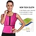 HOPLYNN Sweat Vest for Women, Adjustable Neoprene Sauna Waist Trainer Vest for Weight Loss Pink/L