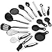 Vremi 15 Piece Kitchen Gadgets Cooking Utensils Set - Kitchen Gadgets and Tools Cooking Utensil Set - Unique Fun Cool Kitchen Gadgets with Plastic Cooking Utensils - Cute Useful Kitchen Gadget Sets