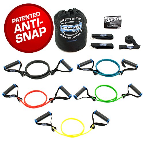 Clearance!! bodylastics 10 pcs premium heavy duty handle resistan…