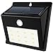 QPAU Solar Lights Outdoor Step Lights 12 LED Motion Sensor Lights Wireless Waterproof for Patio/Yard/Garden/Path/Home/Driveway/Stairs, 3 Intelligent Modes