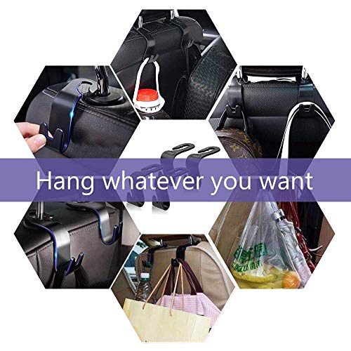 2 Pack Car Seat Pockets, Console Side Organizer, PU Leather Seat Gap