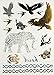 Super Metallic Gold Silver Black Jewelry Temporary Bling Tattoo 6 Sheets Pack (L2 Style)