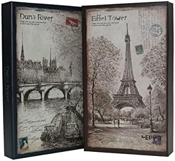 2017 Newest Vintage Writing Journal Notebook Hardcover 6.3 X 3.6 Inch Sketchbook to Write in with Craft Paper for Girls and Boys (Set Of 2)