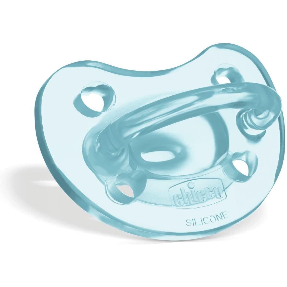 Chicco Baby 00073013210000 Gommotto Silicone, Light Blue, 6-16 Months