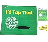 Giggle Golf I'd Tap That Towel & Tee Bag Combo