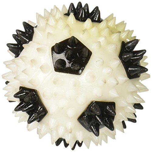 Gnawsome Squeaker Soccer Ball for Dogs, Medium 3.5", Colors will vary