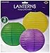 Beistle Mardi Gras Paper Lanterns 3 Count