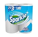 Sparkle Paper Towels Pick-A-Size Giant Rolls, White, 2 Count