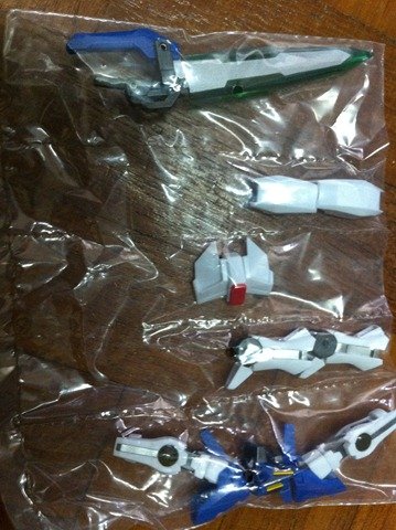 Gundam Exia Repair II interchanegable parts