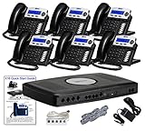 XBLUE XB1606CH 6-Handset 6-Telephone Line Capacity, Charcoal