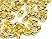 100 CleverDelights Ball Chain Clasps - Gold - for 1.5mm Ball Chains - Metal Bead Chain Connector Clasp