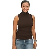 Sunfaynis Women's Soft Cotton Mock Turtleneck Shirt Baselayer Tops Underwear Shirt