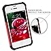 iPhone 4 Case, iPhone 4S Case, CHTech Fashion Shockproof Durable Hybrid Dual Layer Armor Defender Protective Case Cover for Apple iPhone 4S/4 (Red)