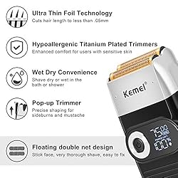 Kemei Foil Professional Electric Shaver for Men