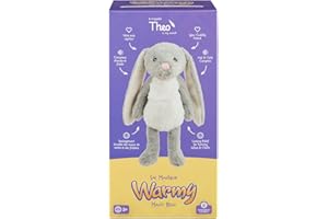 Magic Bag Warmy Theo the Bunny Hot & Cold Compress, Award-Winning Comfort, Therapeutic Companion, Natural & Compostable, Hugg