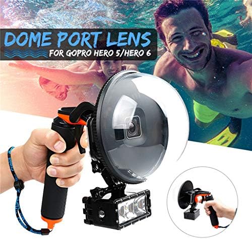 Lljin Underwater Diving Dome Port Handheld Camera Case Cover for GoPro Hero 6/5 Cam