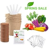 Spring Best Gift Vegetable Garden Seed Growing Starter Kit Indoor for Kids Easily Grow 5 Fresh Veggie Garden Kit Tomatoes,Purple Carrot,Rainbow Chard,Brussel Sprout Shipping from US