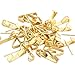 HangDone Picture Hangers 25-Pack Supports up to 30 lbs, Brass Plated