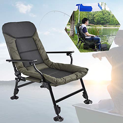 Klappbarer Angelstuhl Hoher Komfort Angelsessel, Multifunktionaler Klappbarer Sicherer Schlafstuhl Tragbarer Angel… – Bild 6