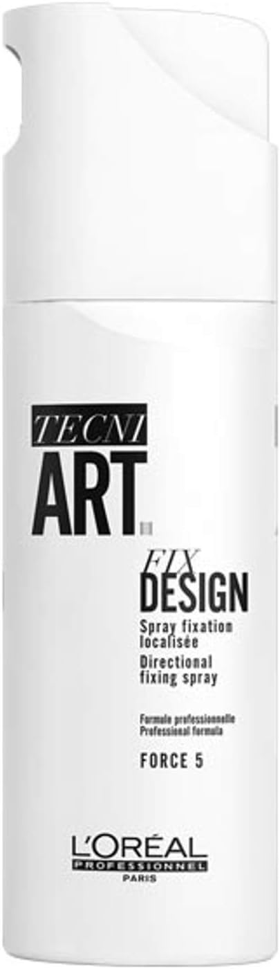 L'Oréal Professionnel Tecni.ART Fix Design Strong Hold Hair Spray, Natural Looking Shiny Finish, No Residue, 200ml