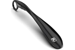 SHOE HORN PROGUIDE Professional Long Handled Shoe Horn | 15, 17, 20" Solid Metal Shoehorn for Seniors, Men, Women